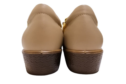 【ムーンスター SP2401 イエローコンビ】本革柔らかガーメントレザー使用靴紐シューズ